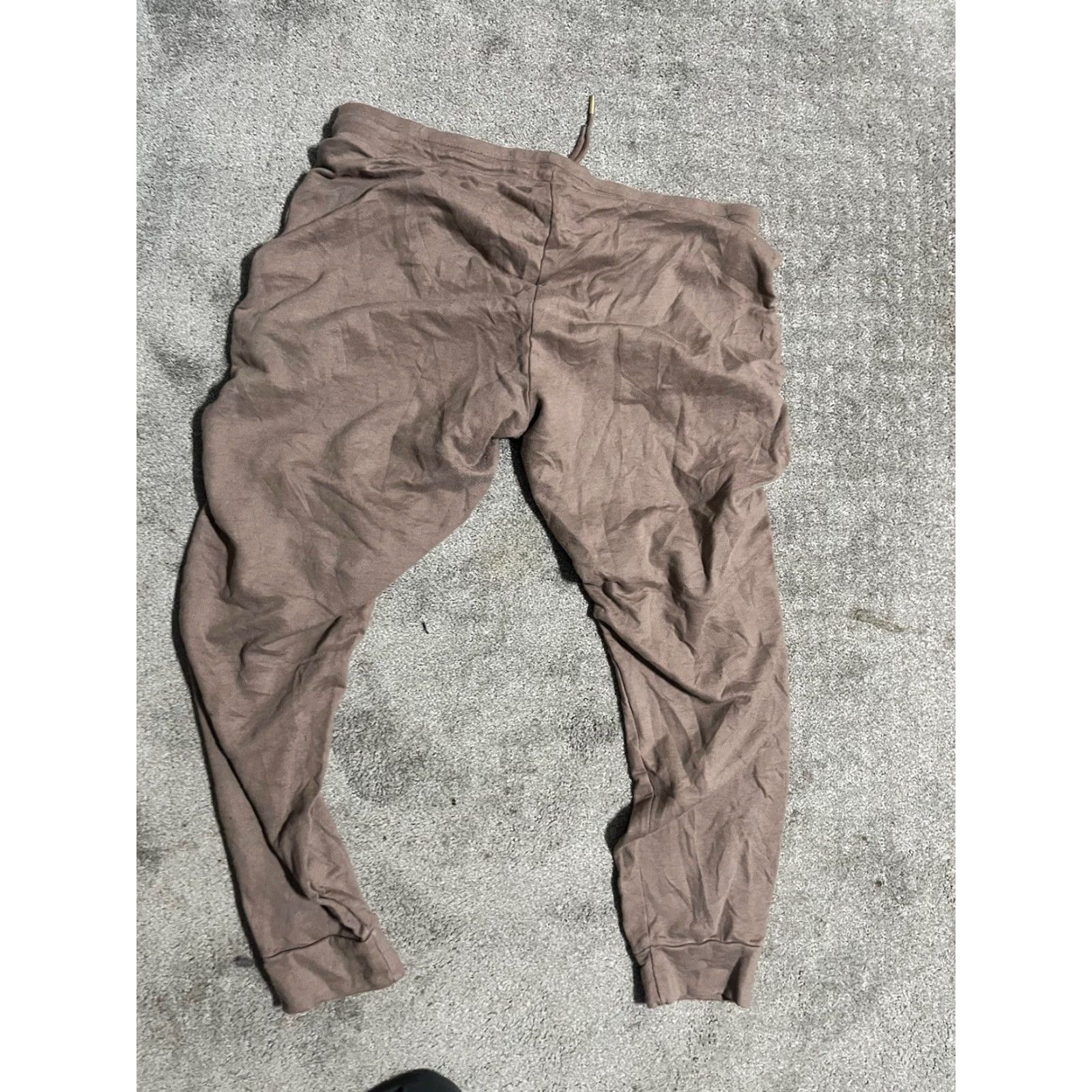 Guess VINTAGE GUESS Women's LG Fleece Jogger Pants Gothic Brown Size 36" / US 14 / IT 50 - 4 Thumbnail
