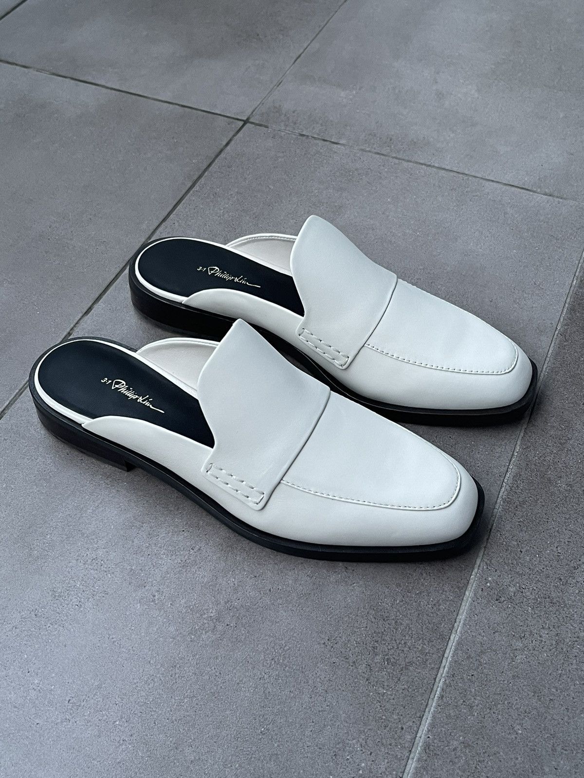 !DS! SS23 3.1 Phillip Lim Alexa Loafer Bone White Mule