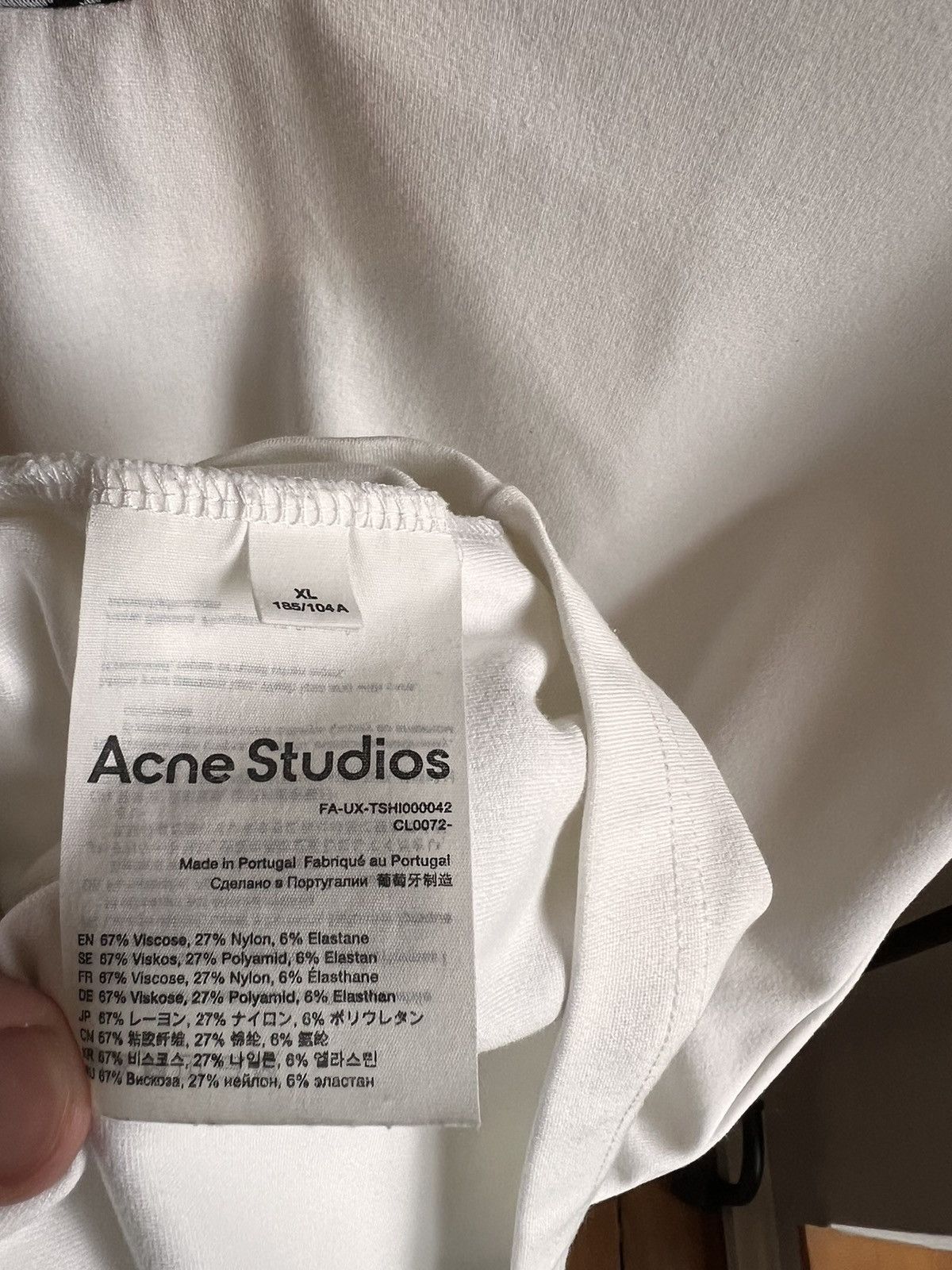 Acne Studios Acne Studios t-shirt in a size XL Size US XL / EU 56 / 4 - 5 Thumbnail