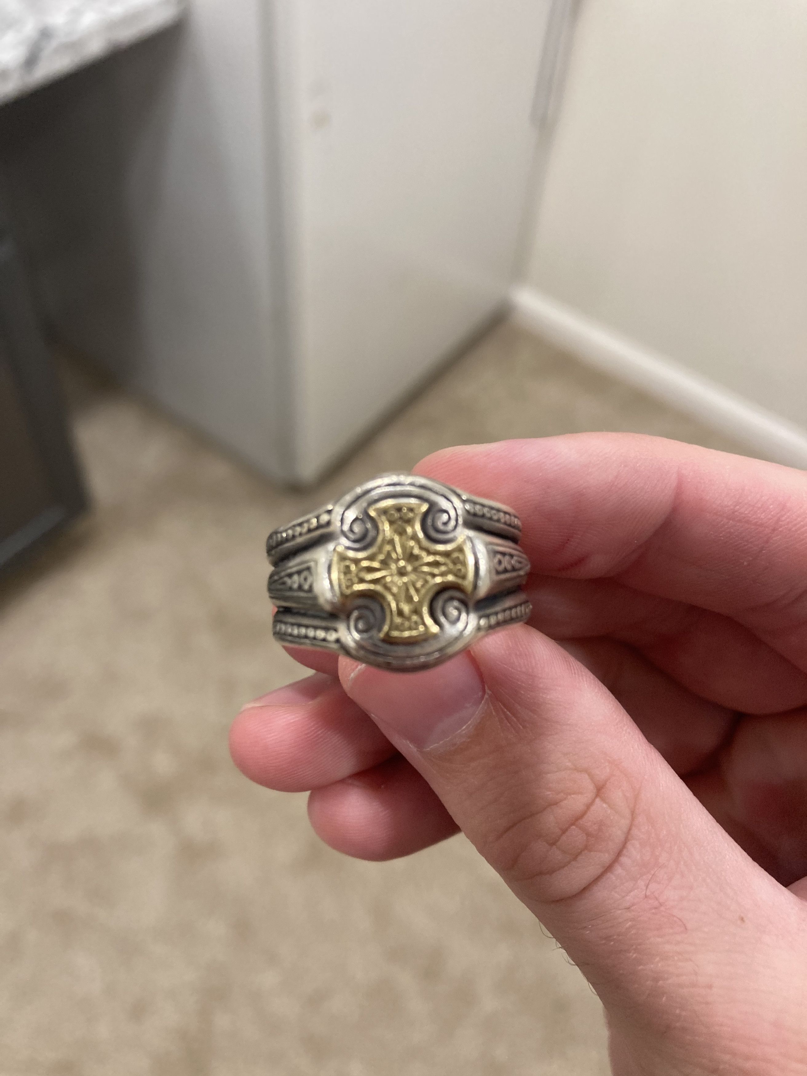 Other Konstantino Starvos Size 10, 18K Gold & Sterling Silver Ring Size ONE SIZE - 3 Thumbnail