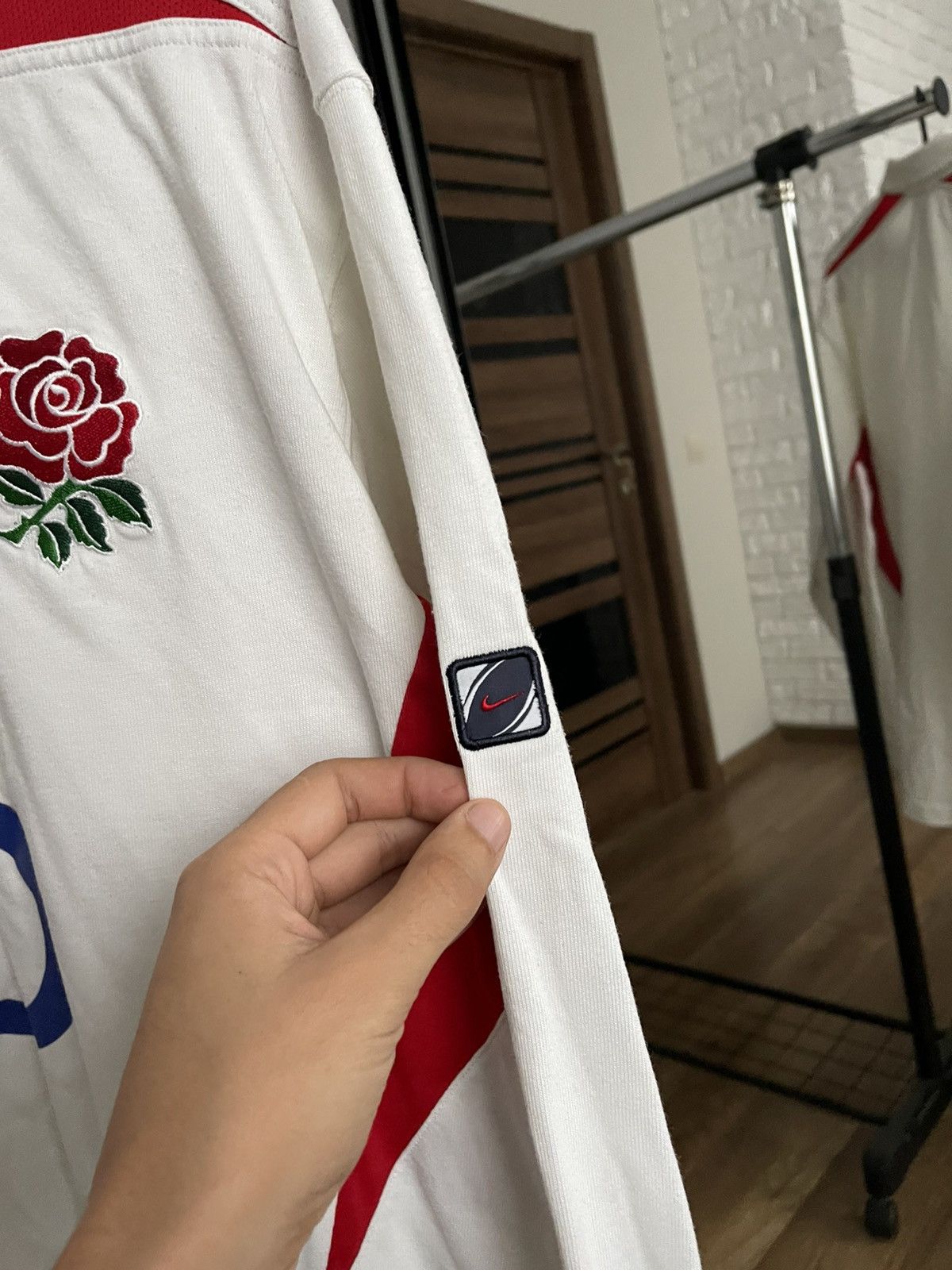 Nike Nike England Rugby Vintage Sweatshirt Pullover 90s Size US XL / EU 56 / 4 - 7 Thumbnail