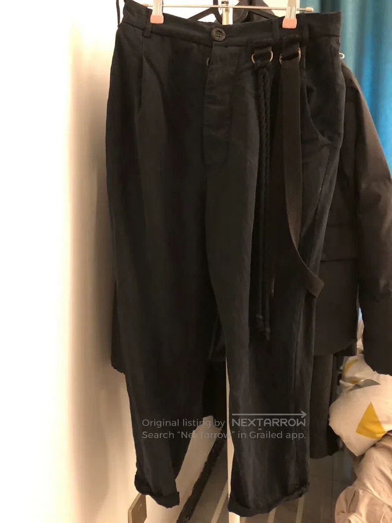 Song For The Mute SONG FOR THE MUTE Classic drawstring belt pants Size US 32 / EU 48 - 1 Thumbnail