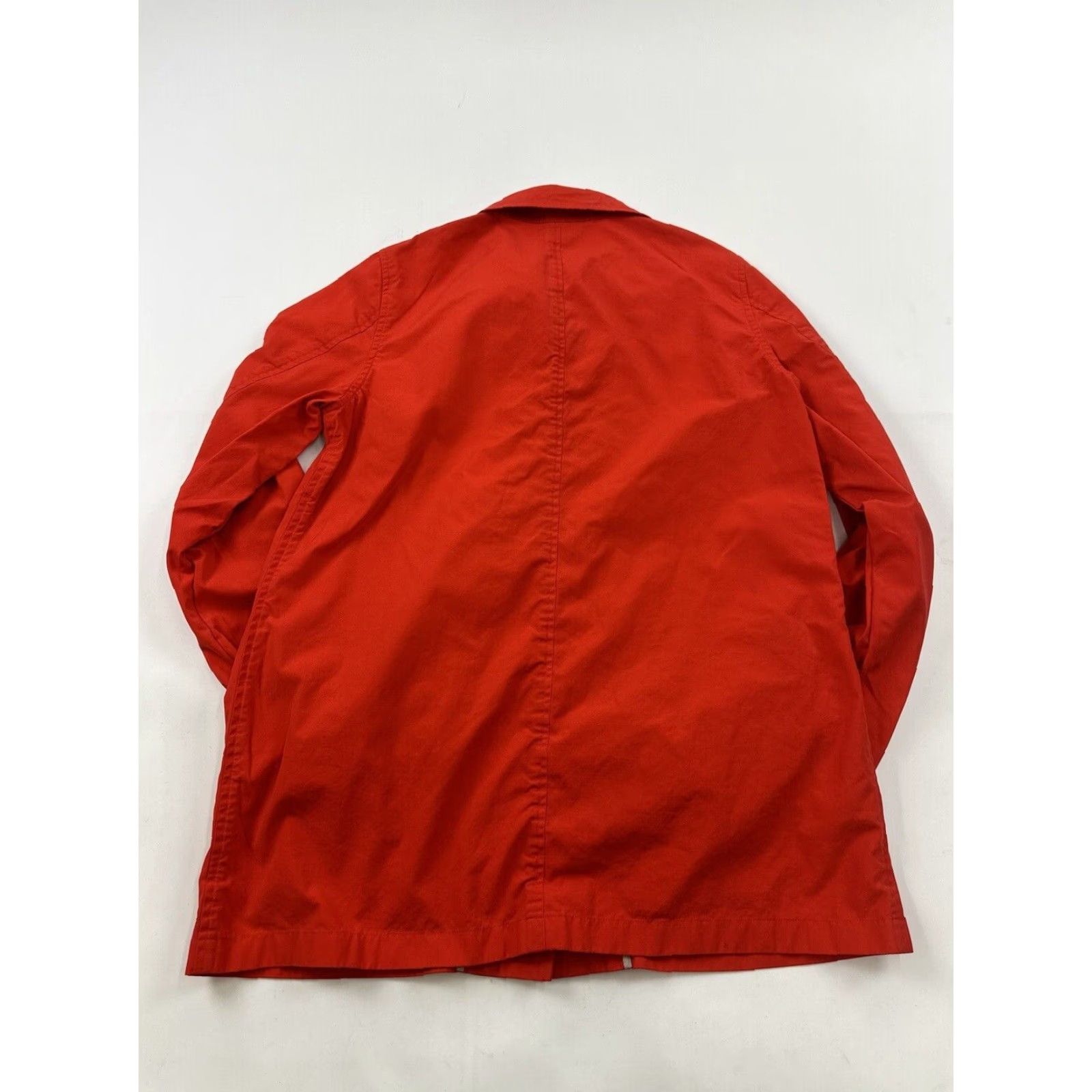 Vintage LL Bean Jacket Red Twill Lightweight Button Closure 100% Cotton Lining Business Classic City Preppy Womens Size L / US 10 / IT 46 - 2 Thumbnail