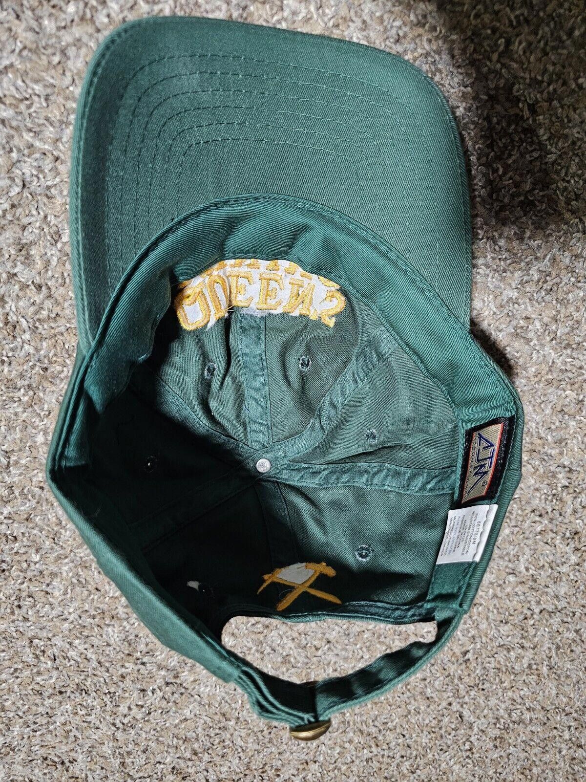 Designer Queen's Mining green strapback hat Size ONE SIZE - 7 Thumbnail