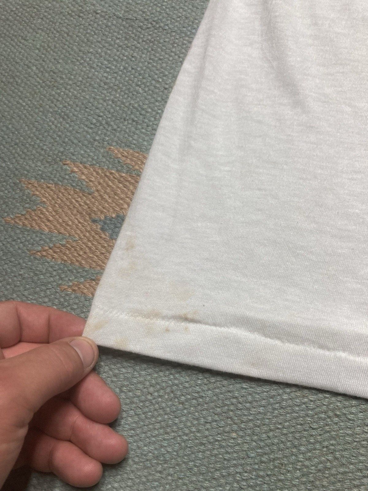 Sears × Vintage 70s blank white t shirt sears grunge soft worn thin XL Size US XL / EU 56 / 4 - 8 Thumbnail