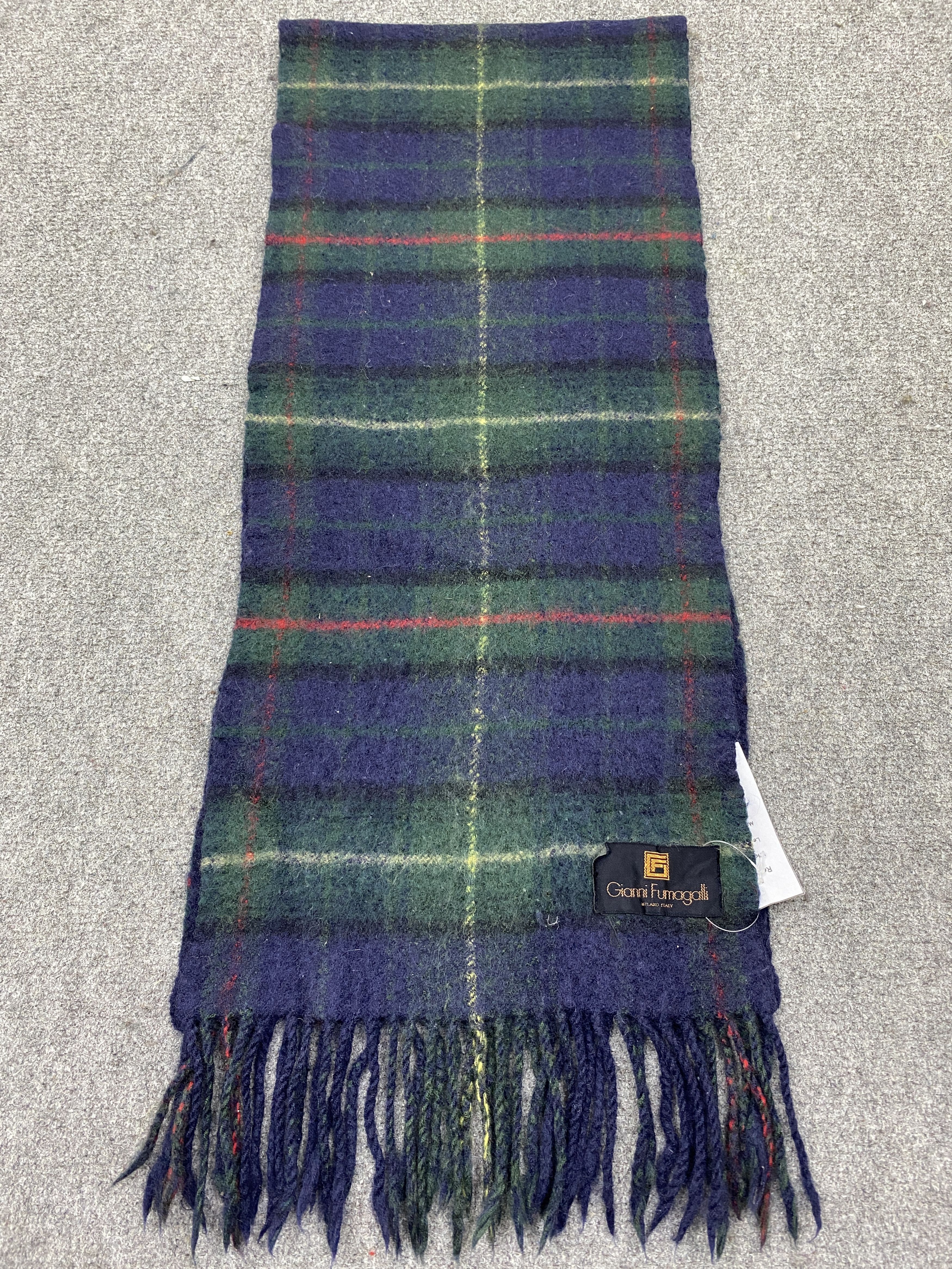 Gianni Valentino Gianni Fumagali Milano Scarf / Muffler / Neckwear SC0237 Size ONE SIZE - 4 Thumbnail