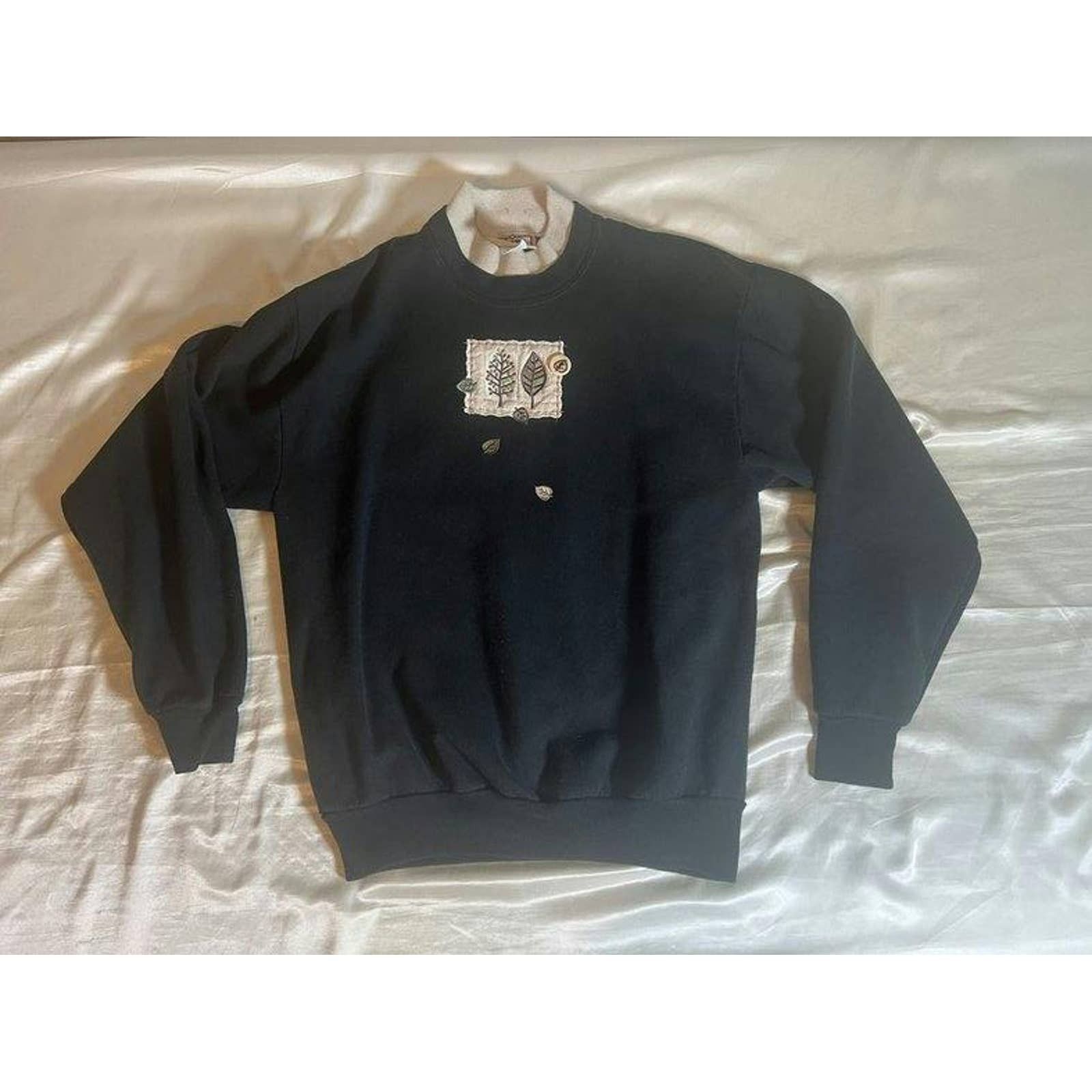 Vintage Vintage autumn themed sweatshirt Size US S / EU 44-46 / 1 - 1 Thumbnail