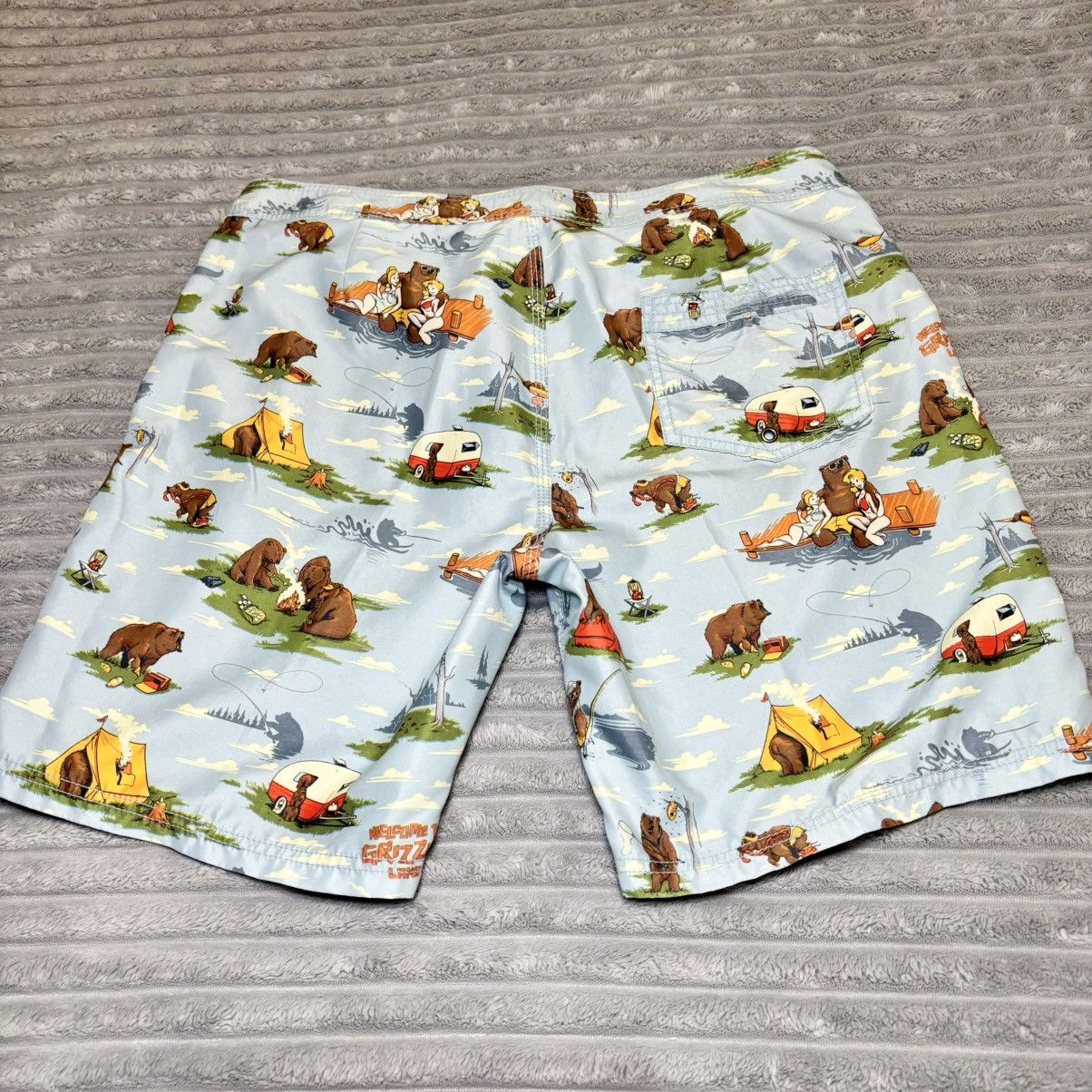 Element Element Bear Lake Theme Boardshorts Mens Size 36 Drawstring Size US 36 / EU 52 - 9 Thumbnail