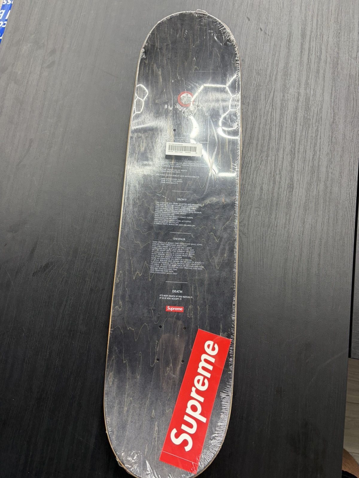 Supreme Supreme The Crow Skateboard Deck Black Size ONE SIZE - 5 Thumbnail