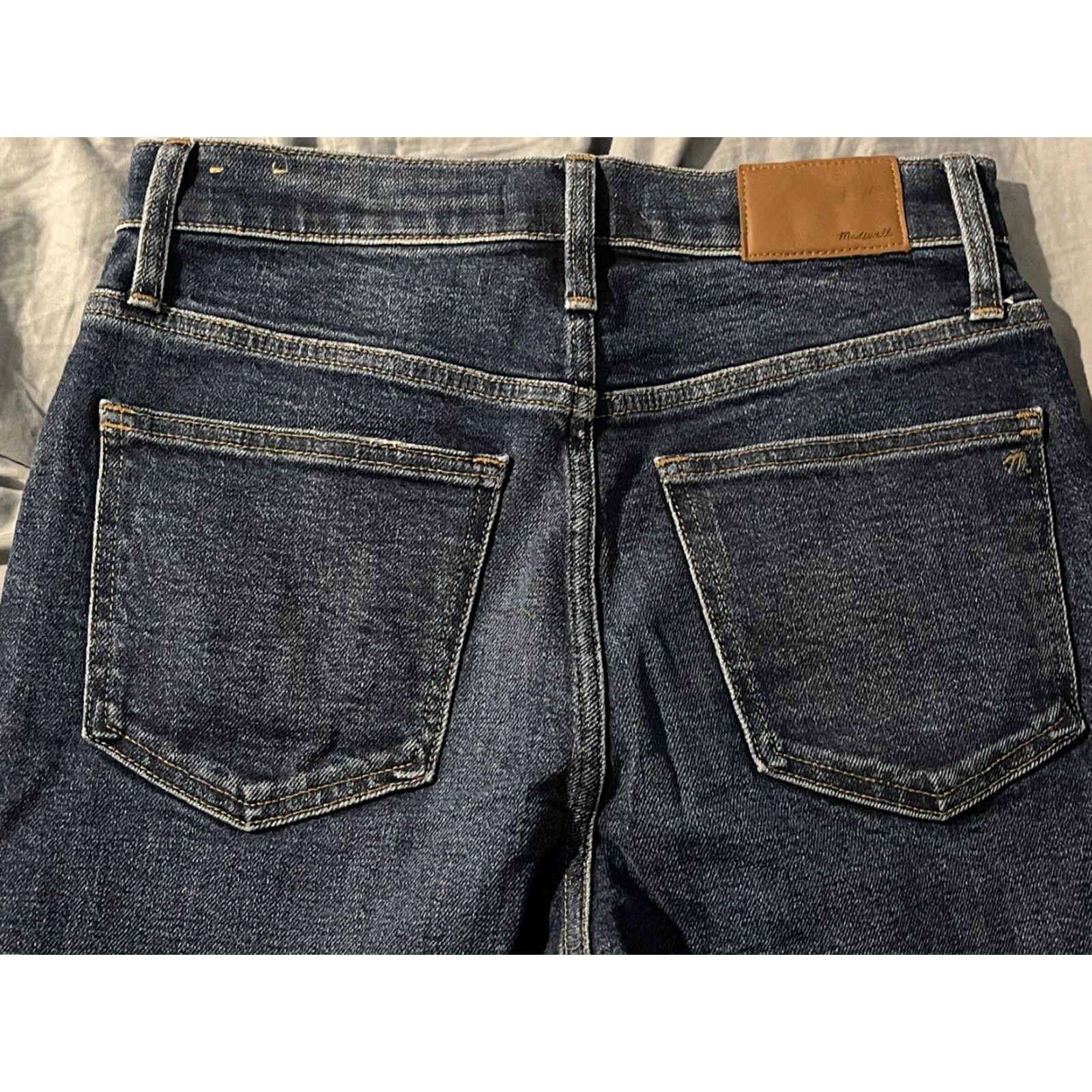 Madewell MADewell Jeans Slim Demi-Boot Women Adult 26 Blue Cotton Blend Slimming 27.5in Bootcut 27in Inseam Women’s Daywear Size 26" / US 2 / IT 38 - 5 Thumbnail