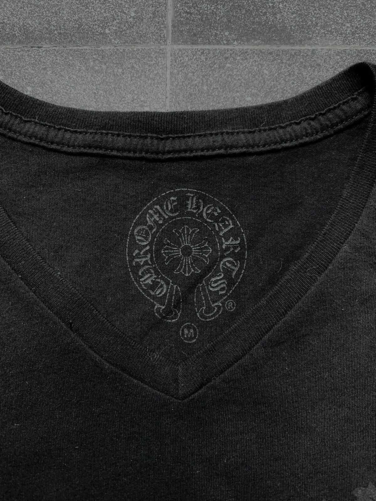 Chrome Hearts Dagger Floral V Neck tee Size US M / EU 48-50 / 2 - 7 Thumbnail