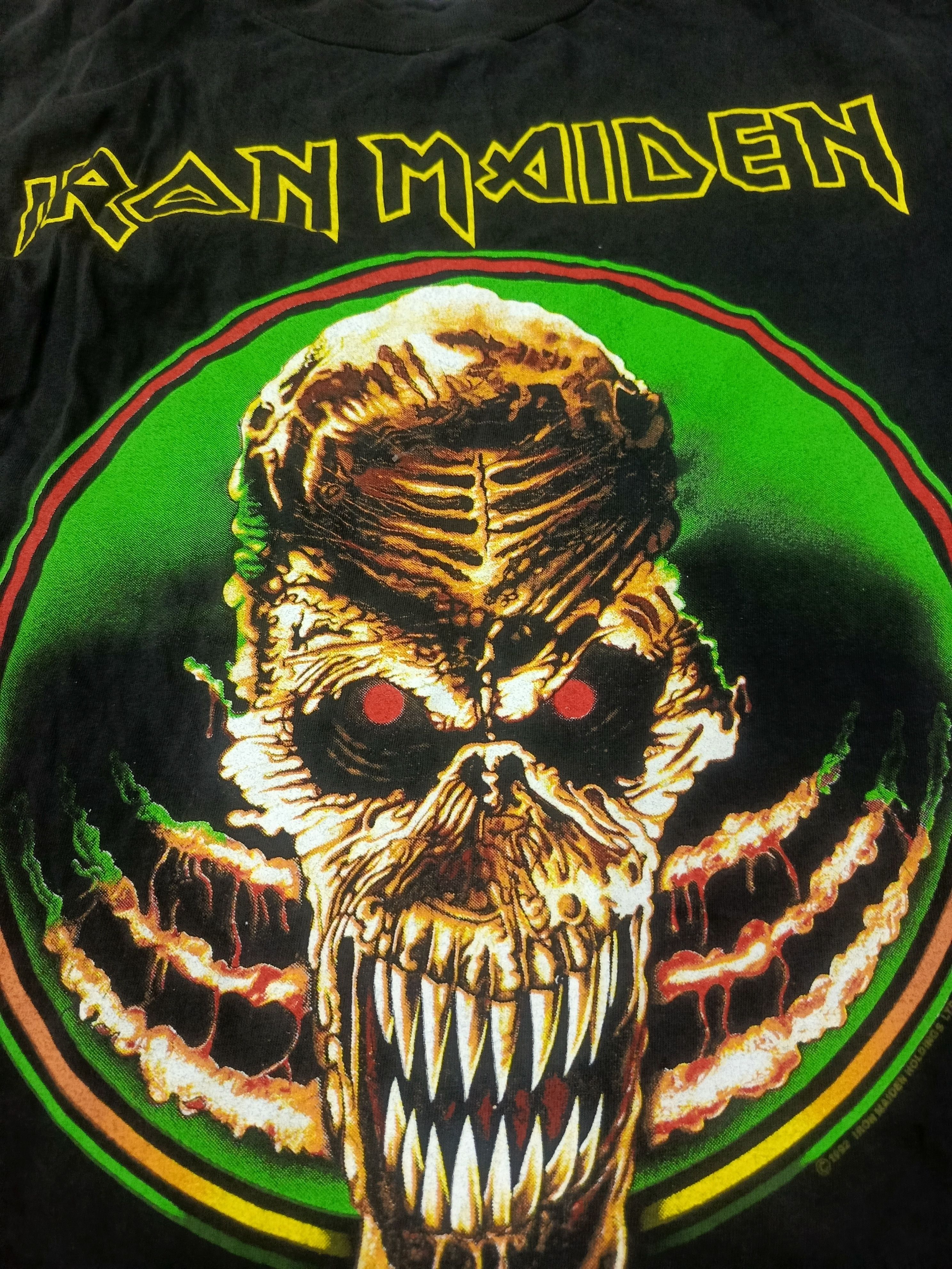 Iron Maiden Vintage 90s iron maiden Size US XL / EU 56 / 4 - 3 Thumbnail
