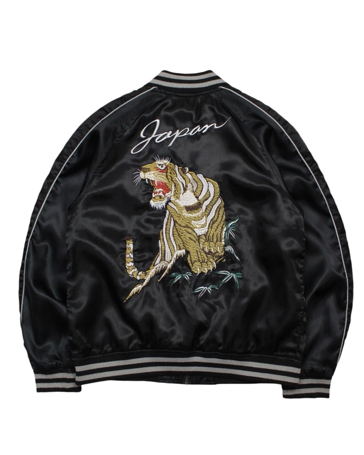 Bullet Noise 2000S BULLET NOISE BLACK TIGER SUKAJAN SATIN JACKET Size US M / EU 48-50 / 2 - 1 Thumbnail