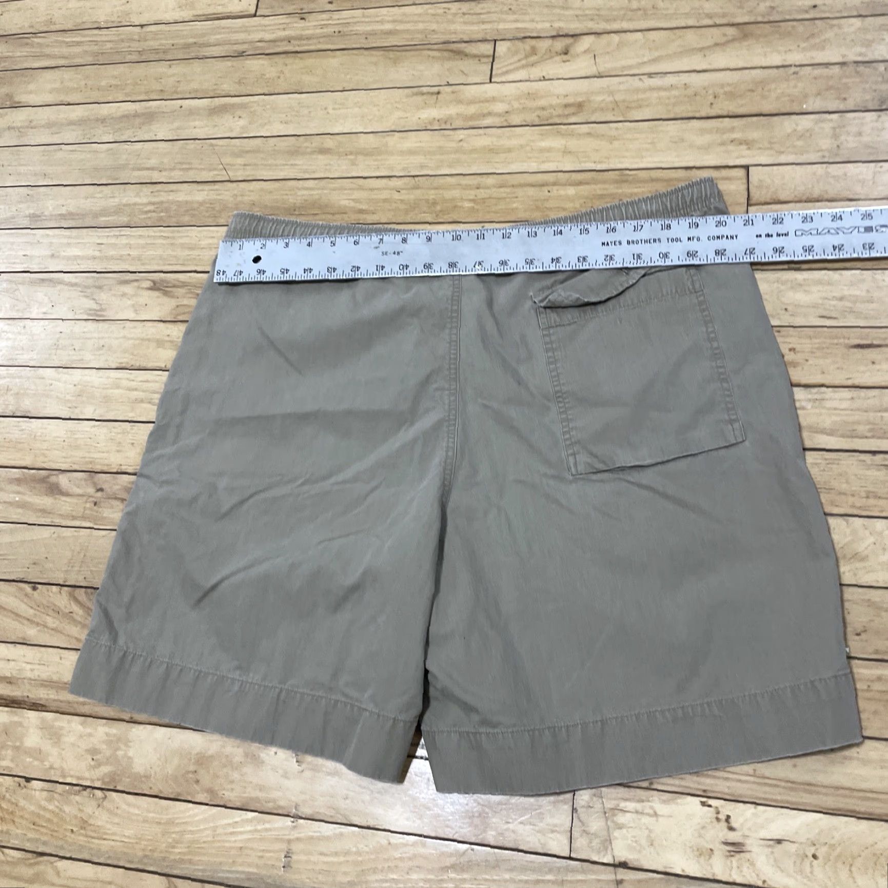 Vintage VINTAGE Fieldmaster Lounge Shorts Men 40x7 L Brown Khaki Lightweight Drawstring Relaxed Regular Size US 40 / EU 56 - 6 Thumbnail