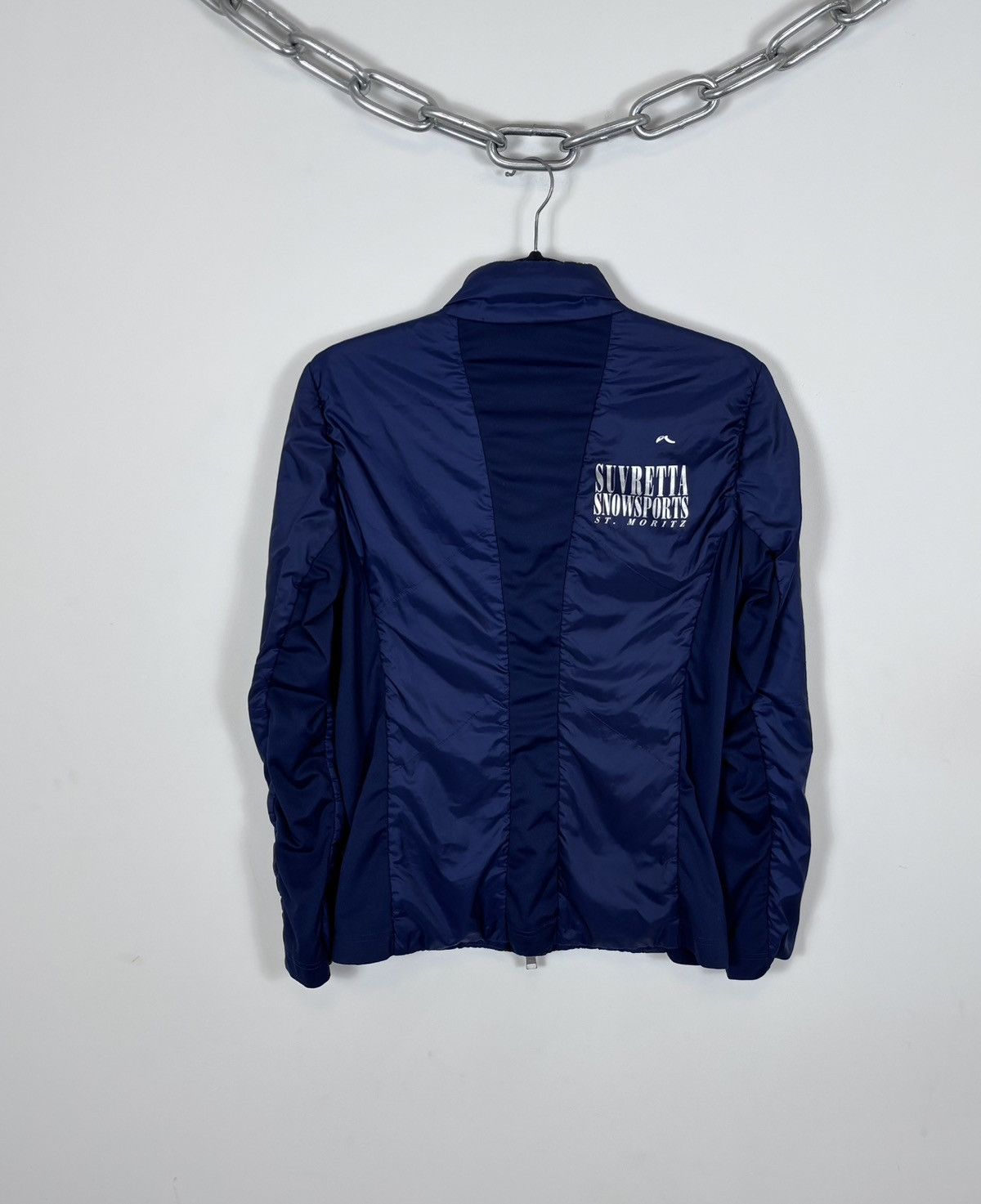 KJUS Kjus Women’s Suvretta Sports St. Moritz Navy Blue Ski Jacket Size L / US 10 / IT 46 - 2 Thumbnail