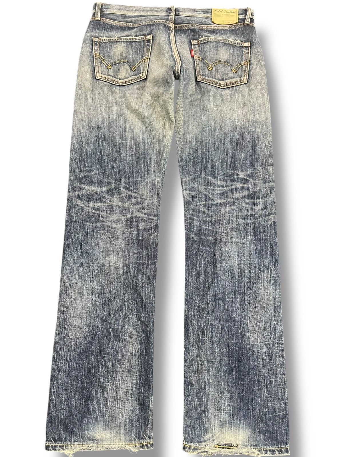 Edwin × Hysteric Glamour Vintage Edwin 503 Rebel Vintage Grunge Distressed Denim Size US 34 / EU 50 - 5 Thumbnail
