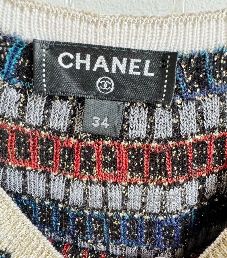 Chanel Chanel 19A Egyptian series red and blue striped sleeveless Size XXS / US 00 / IT 34 - 3 Thumbnail