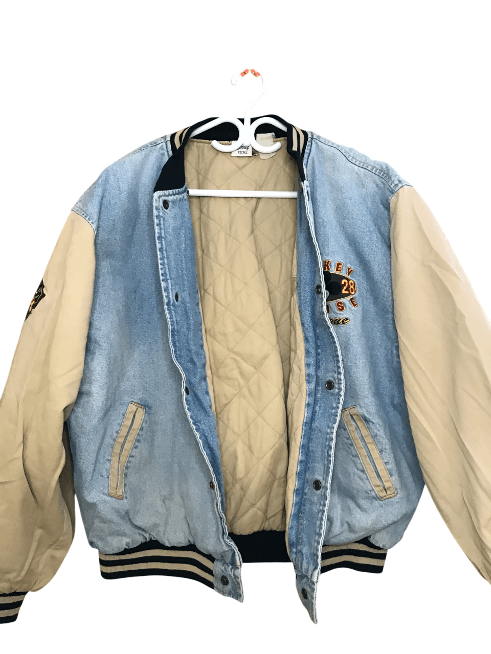 Vintage Disney Mickey Mouse Baseball Jacket