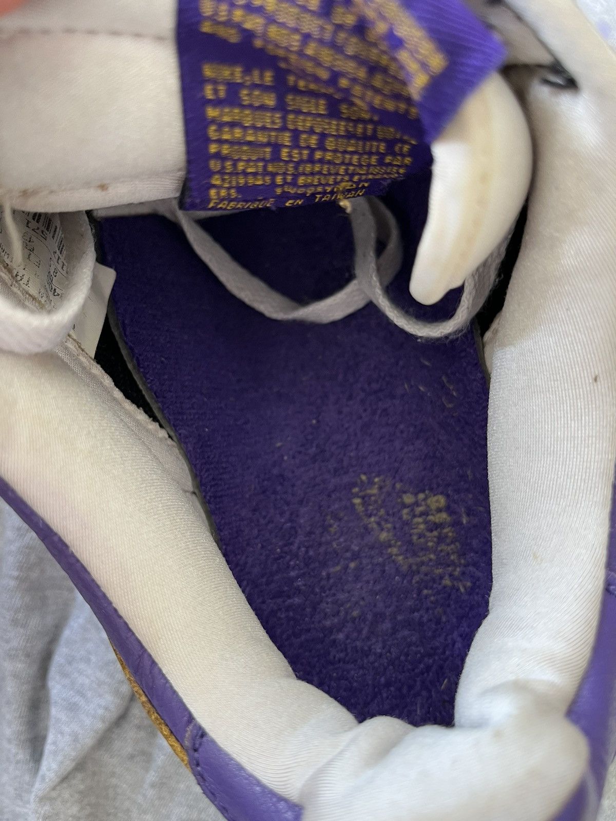 NBA × Nike Vintage Nike Air Force LA Lakers Size US 9.5 / EU 42-43 - 11 Thumbnail