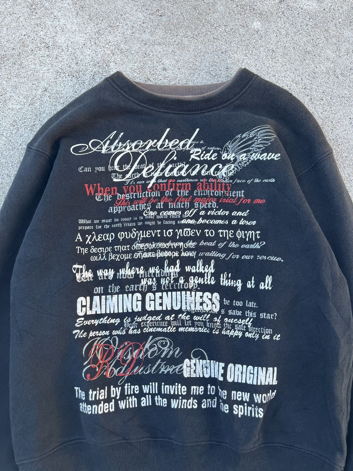 If Six Was Nine Sirmione-Japanese Poem Sweatshirts Seditionaries Punk Style Size US S / EU 44-46 / 1 - 2 Thumbnail