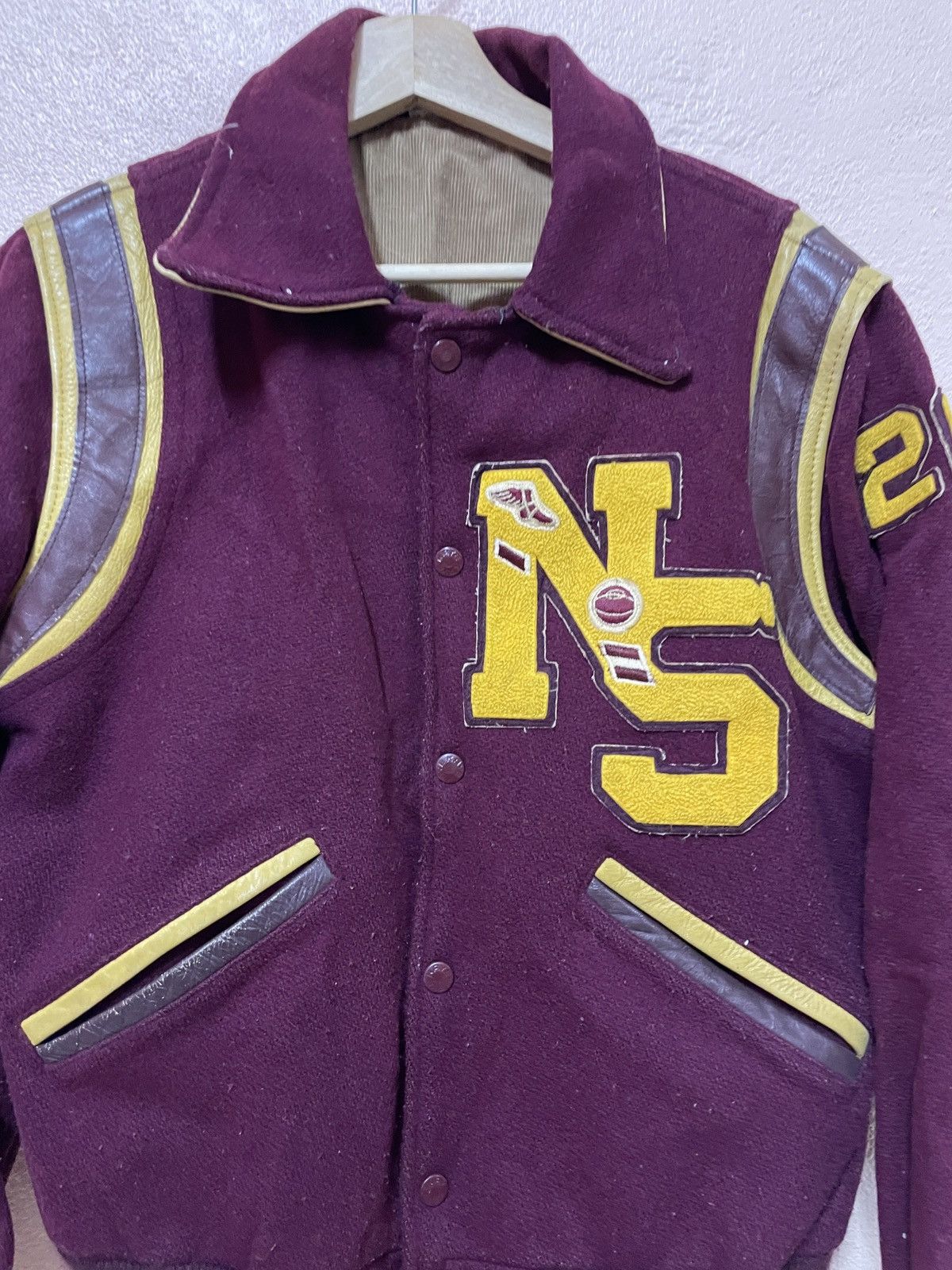 Vintage Vintage 60’s Kaye Bros Varsity Letterman Jacket Distressed Size US S / EU 44-46 / 1 - 2 Thumbnail