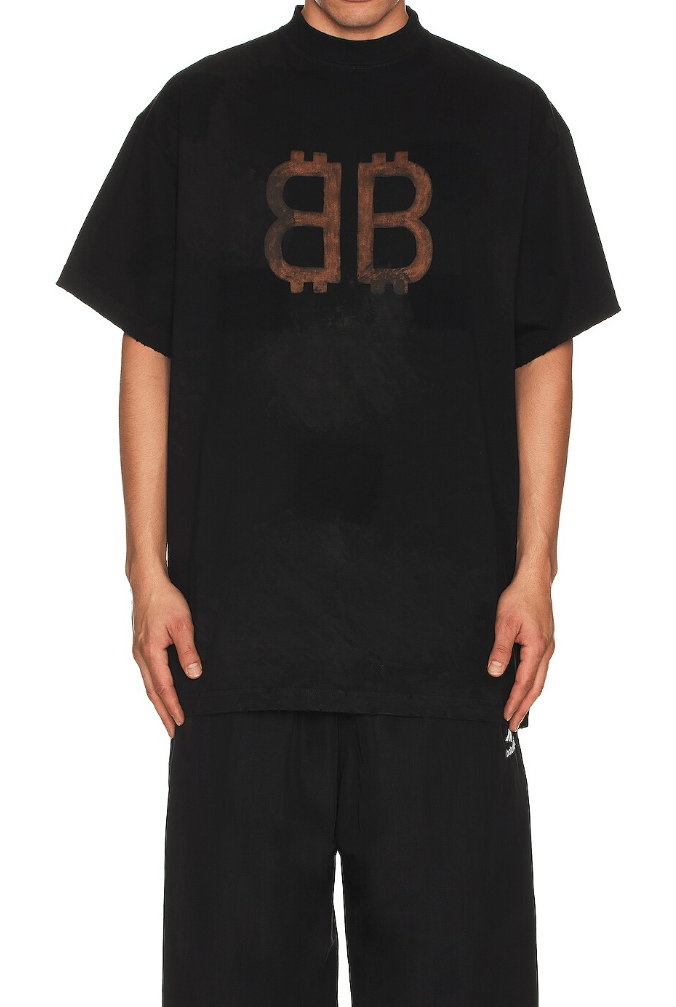 Balenciaga BALENCIAGA Crypto Bitcoin T shirt Size US S / EU 44-46 / 1 - 3 Thumbnail