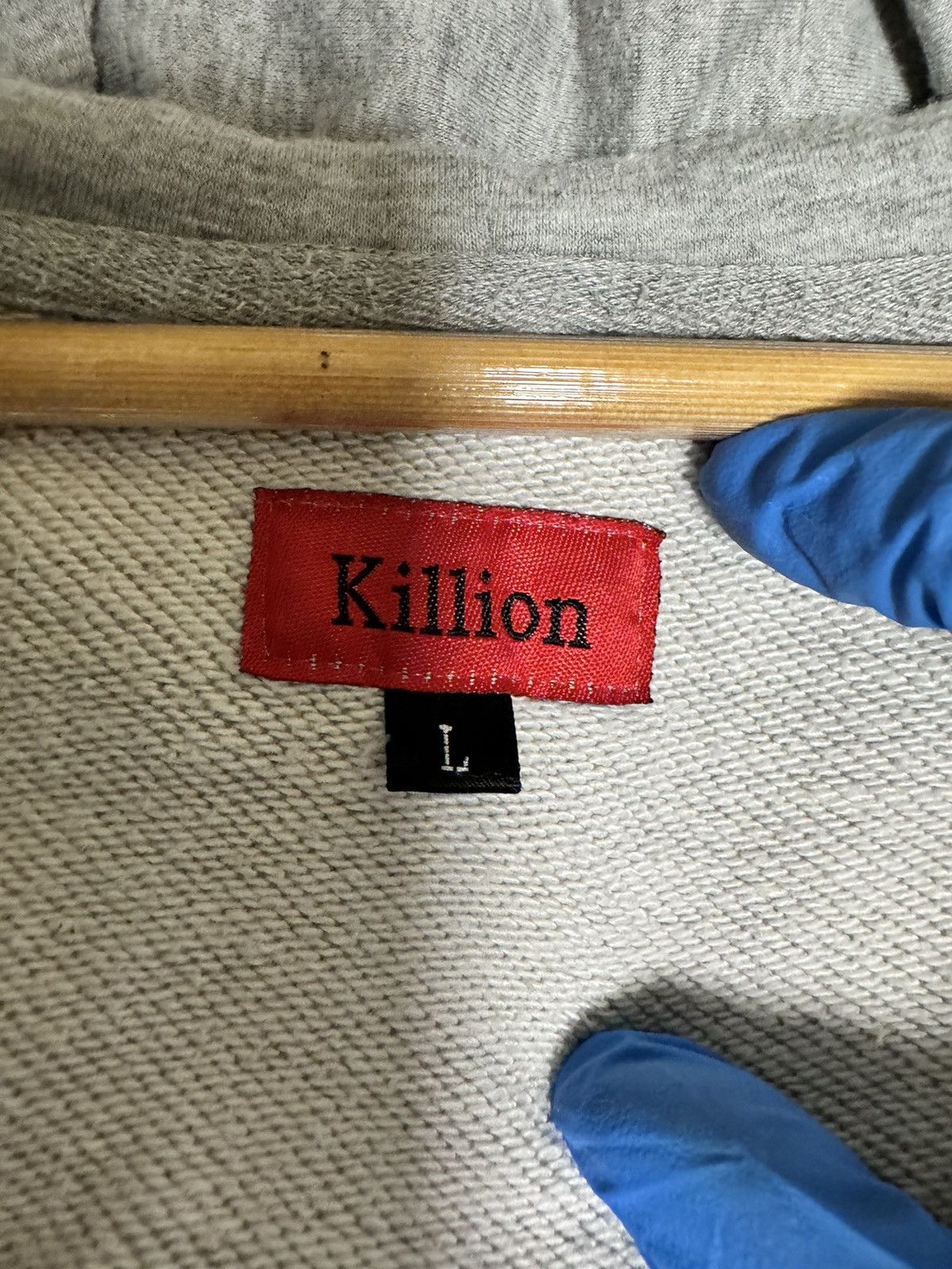 Killion × Other × Vintage Killion Half - Zip Hoodie Heather Grey Size US L / EU 52-54 / 3 - 4 Thumbnail