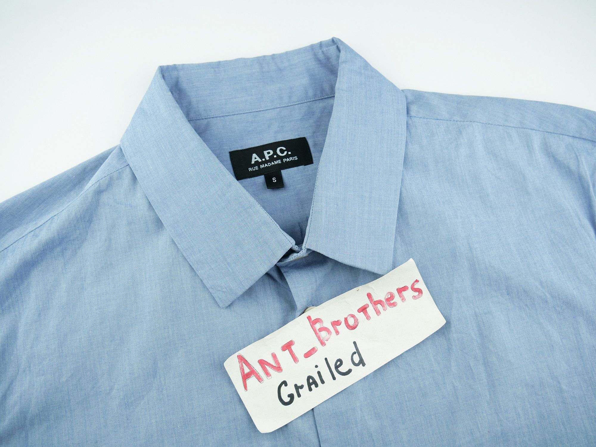 A.P.C. A.P.C. Rue Madame Paris shirt Size US S / EU 44-46 / 1 - 6 Thumbnail