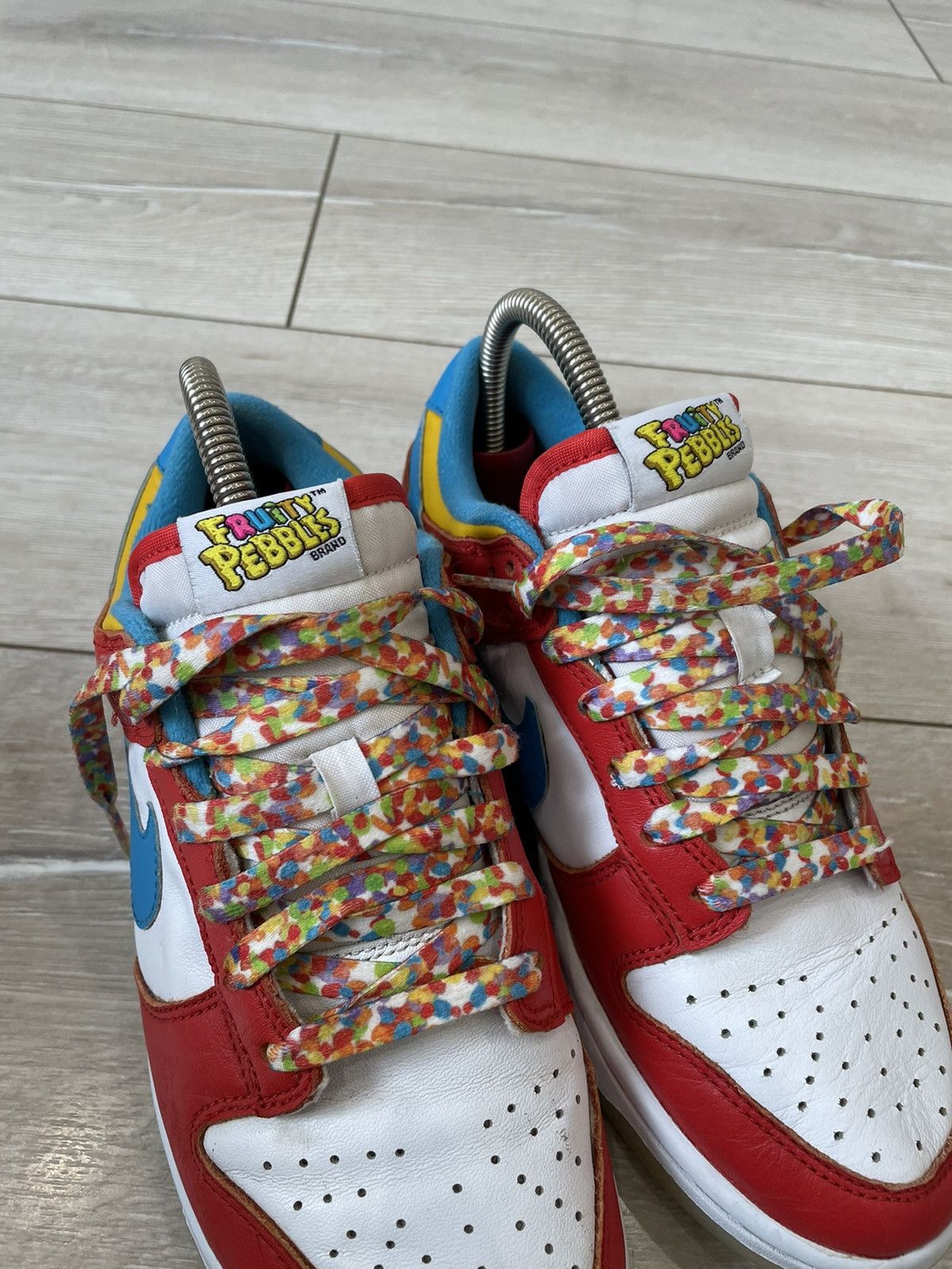 Nike Size 6 - Nike Dunk Low x LeBron James x Fruity Pebbles Red6 Size US 6 / IT 36 - 7 Thumbnail