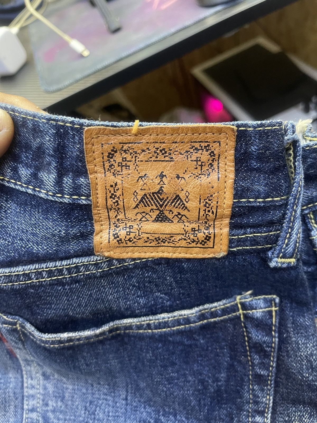 Designer × Japanese Brand × Kapital KAPITAL SELVEDGE JEANS HOME MADE SPECIAL Size US 32 / EU 48 - 7 Thumbnail