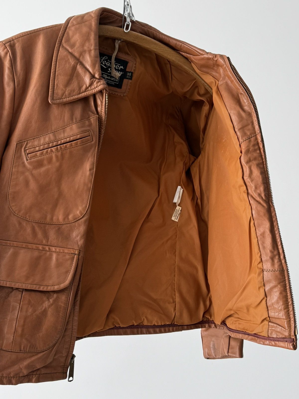 Sears × Vintage 1970s Vintage Sears The Leather Shop Rockabilly Jacket Size US S / EU 44-46 / 1 - 7 Thumbnail