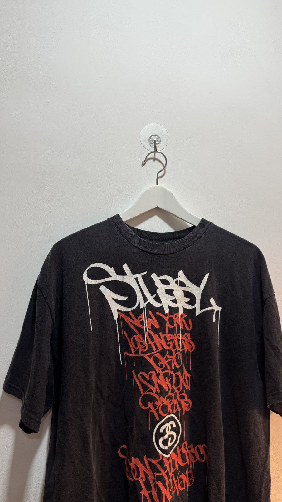 Stussy Vintage Stussy Grey PVC Tour Size US XL / EU 56 / 4 - 2 Thumbnail