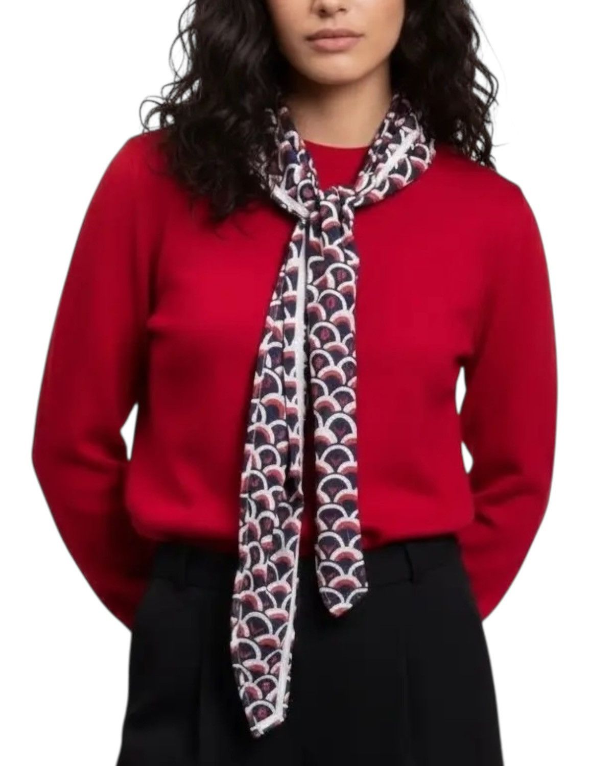 Valentino Valentino Headscarf in Red & Blue Size ONE SIZE - 3 Thumbnail