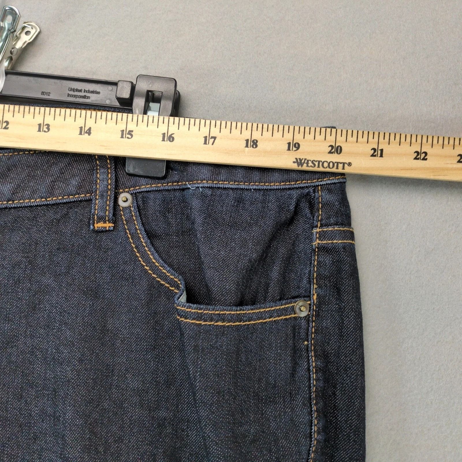 Other Venezia Bootcut Jeans Women's 18 Petite Dark Wash 40x29" Size 40" / US 18 - 3 Thumbnail