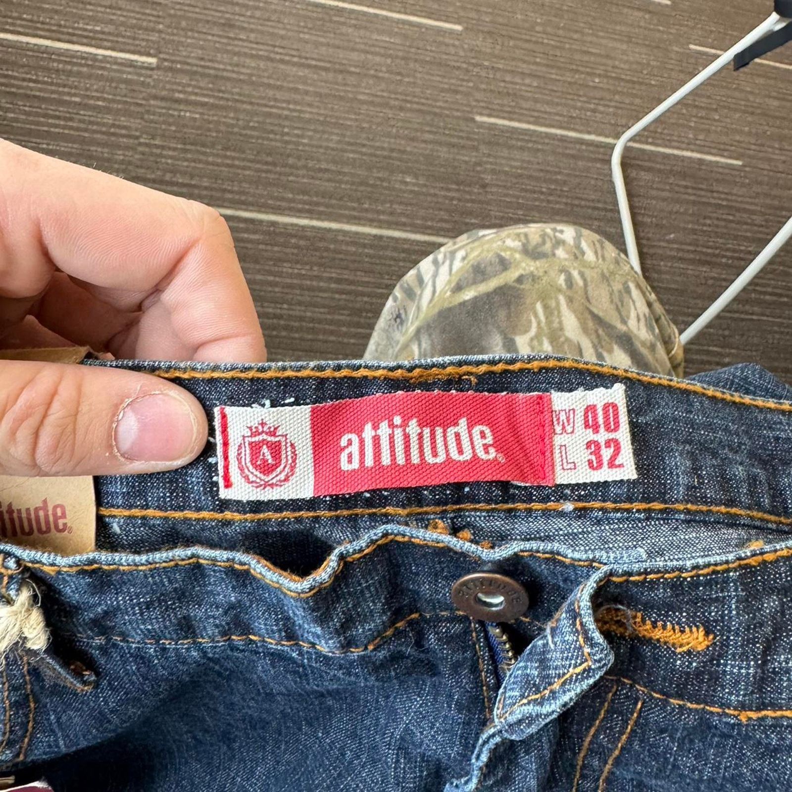 Vintage Vintage 90s y2k baggy Attitude branded denim jeans Size US 40 / EU 56 - 4 Thumbnail