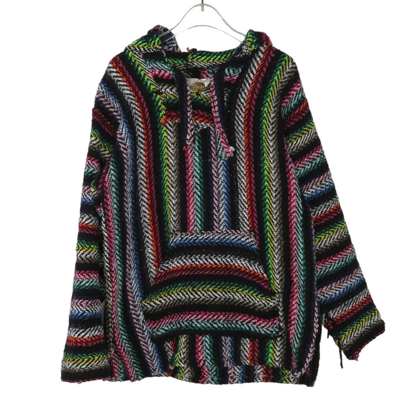 Vintage Vintage Earth Ragz Rainbow Drug Rug Pullover Jacket Medium Size US M / EU 48-50 / 2 - 1 Thumbnail