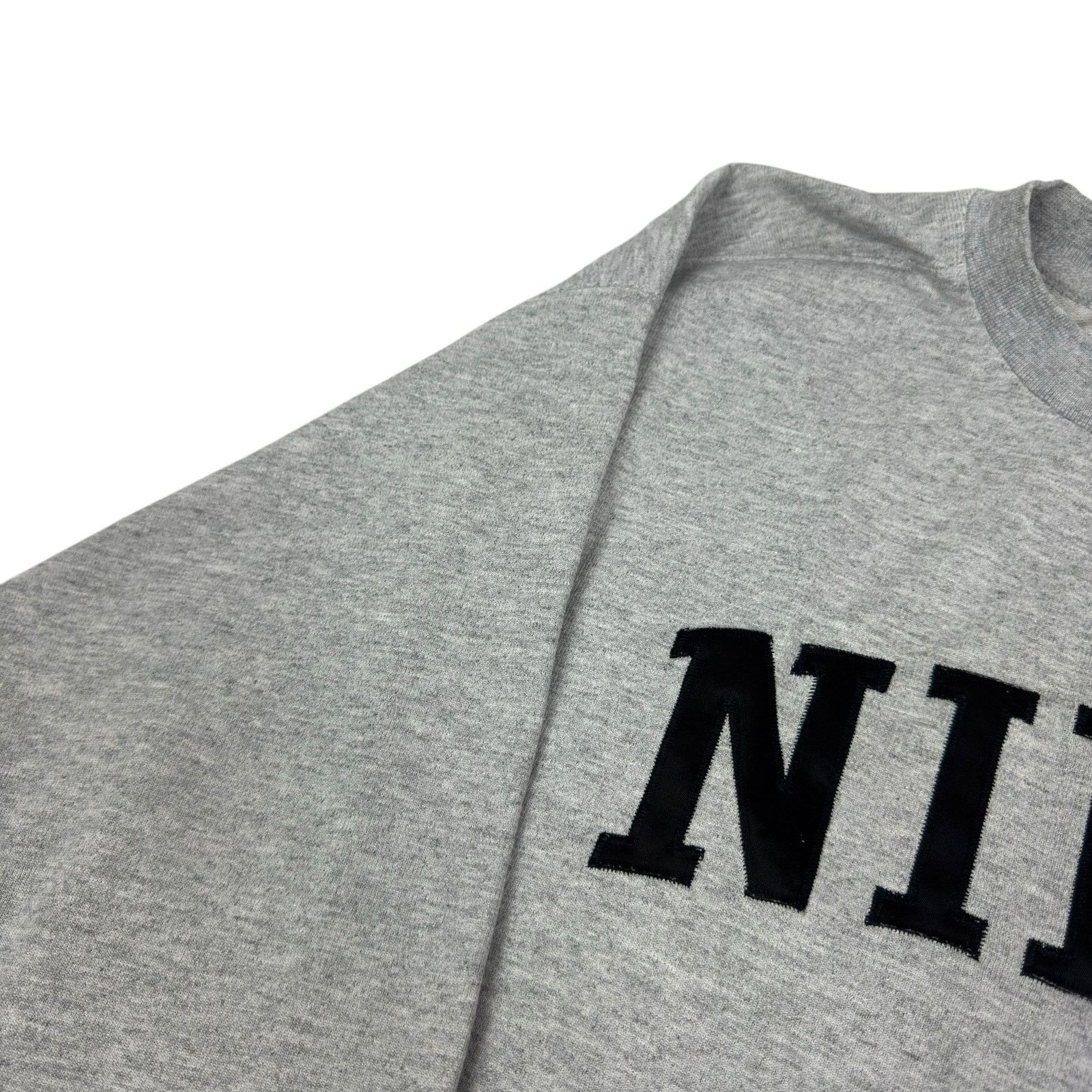 Japanese Brand × Nike × Vintage Nike Mens Gray Cotton Crew Neck Long Sleeve Sweatshirt M Size US M / EU 48-50 / 2 - 5 Thumbnail
