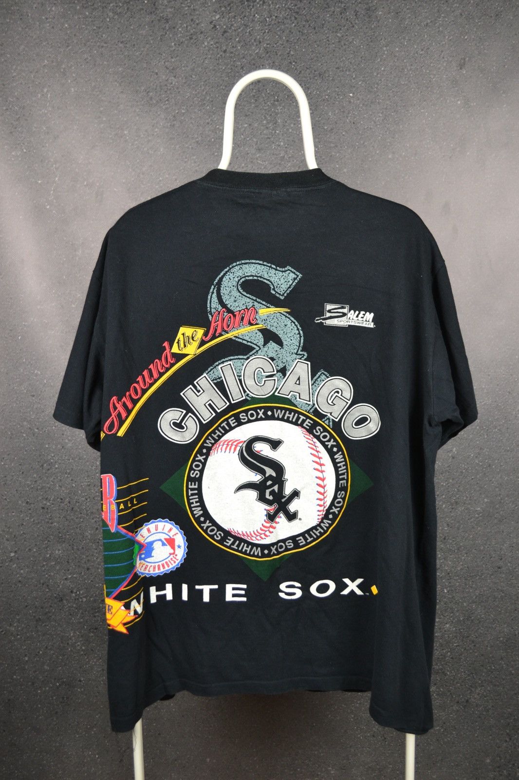 MLB Chicago White Sox Vintage Graphic t shirt baseball USA Salem Size US XL / EU 56 / 4 - 2 Thumbnail
