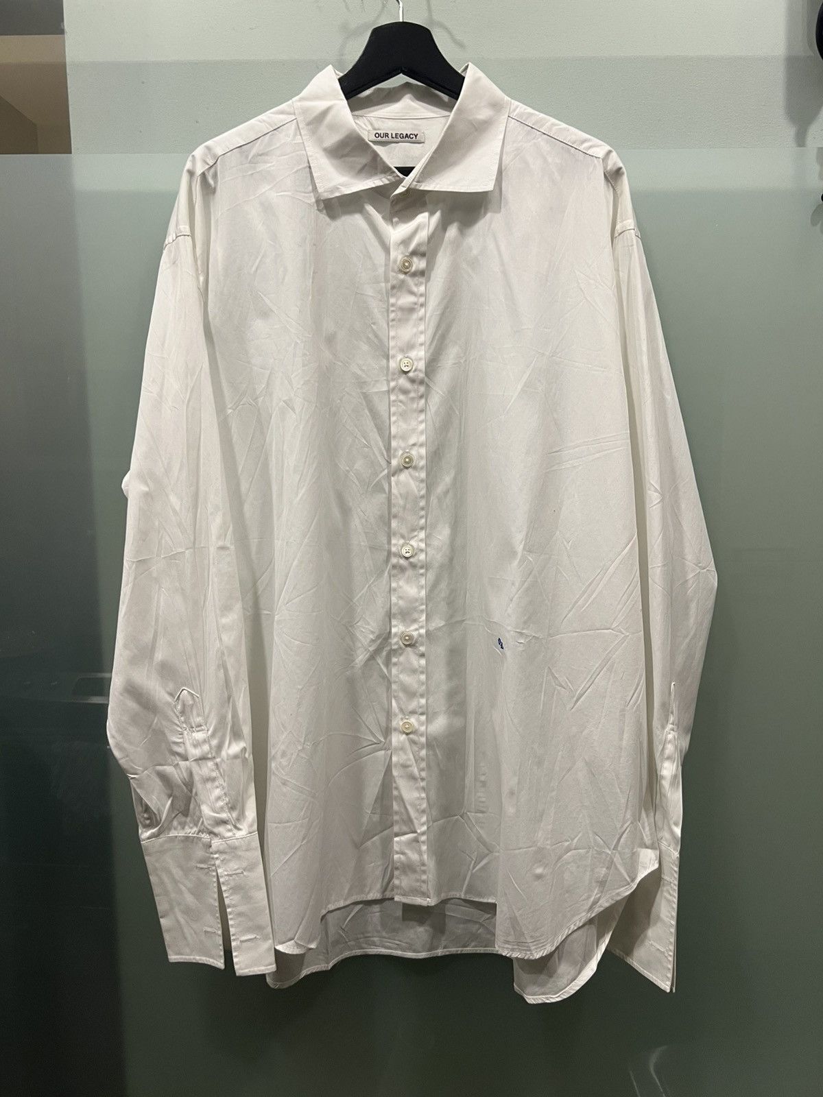 Our Legacy Our Legacy Dining Shirt White Cotton Size US L / EU 52-54 / 3 - 1 Thumbnail