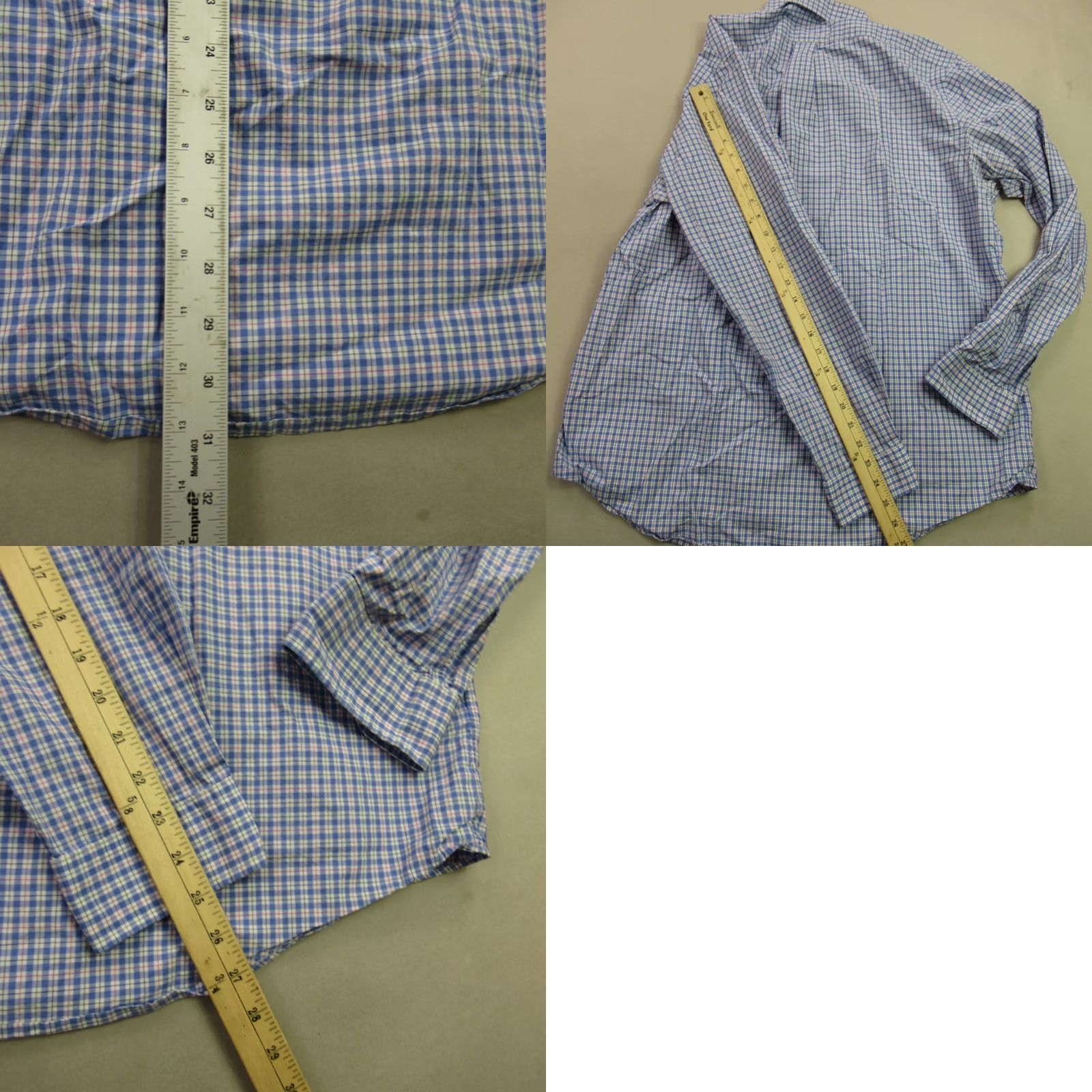Polo Ralph Lauren Ralph Lauren Shirt Mens XL Long Sleeve Button Front Lightweight Plaid Size US XL / EU 56 / 4 - 8 Thumbnail