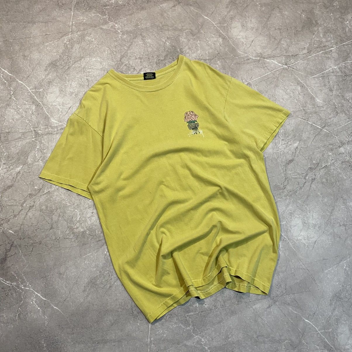 Other VINTAGE STUSSY TEE FLOWER BIG LOGO Size US L / EU 52-54 / 3 - 5 Thumbnail