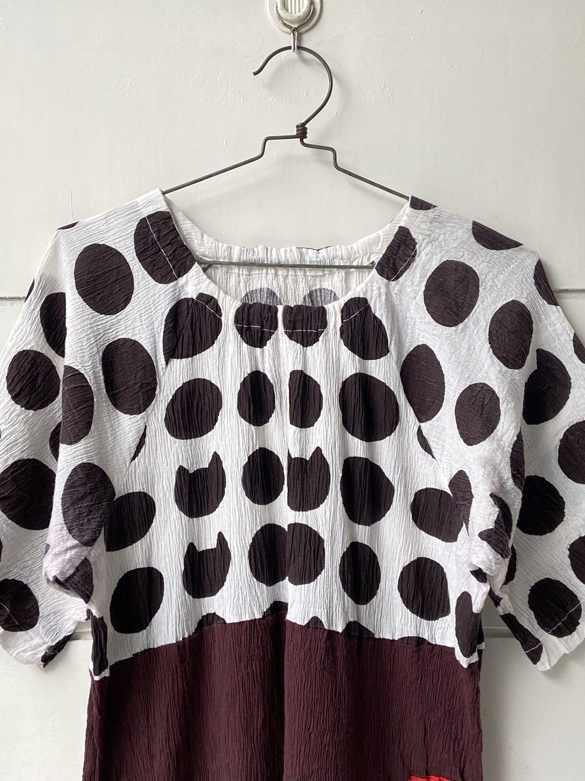 TSUMORI CHISATO Polkadot Midi Dress