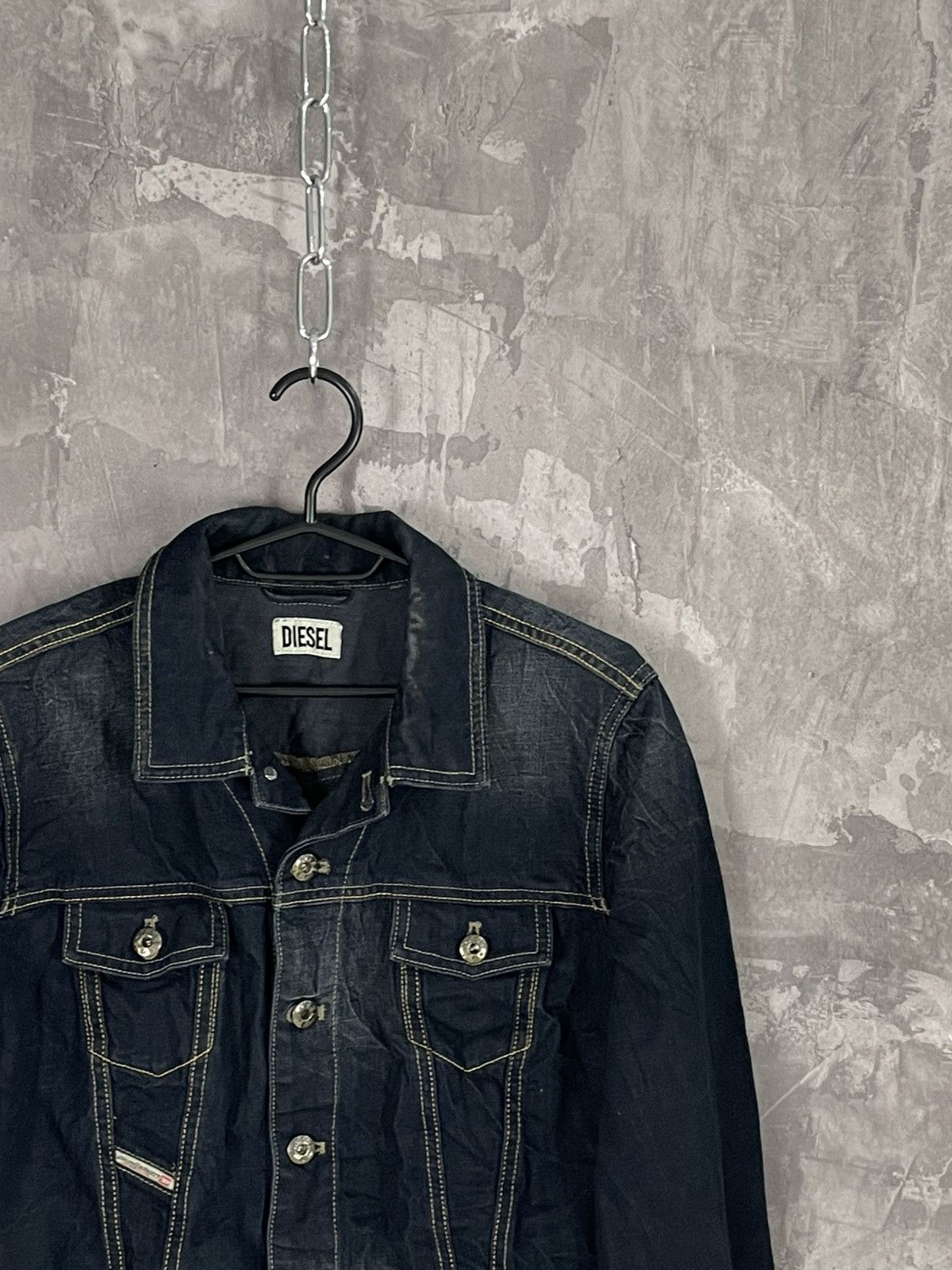 Diesel Diesel Vintage Denim Jacket Y2K Grunge Size M / US 6-8 / IT 42-44 - 4 Thumbnail