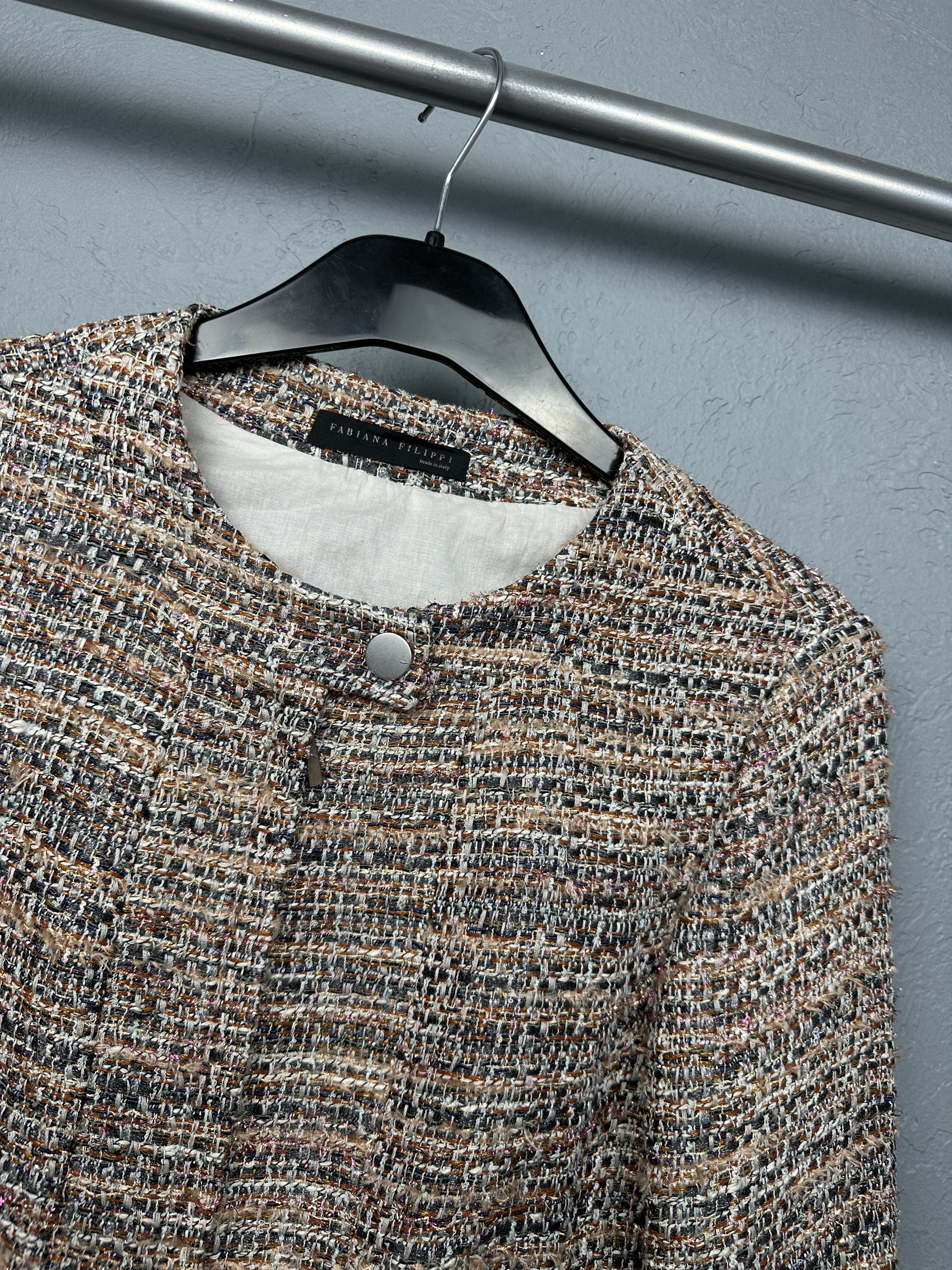 Designer Fabiana Filippi Womens Knit Jacket Size S / US 4 / IT 40 - 2 Thumbnail
