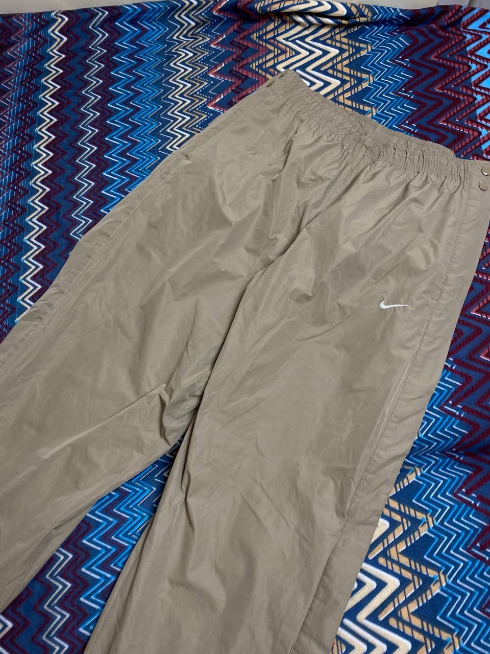 Nike × Vintage Nike Vintage Pants Baggy Sweatpants Drill Japanese Hype Y2K Size US 30 / EU 46 - 18 Thumbnail