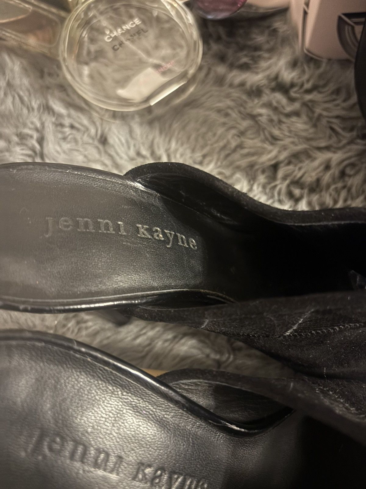 Other Jenny kayne opentoe sandal black leather Size US 6 / IT 36 - 7 Thumbnail