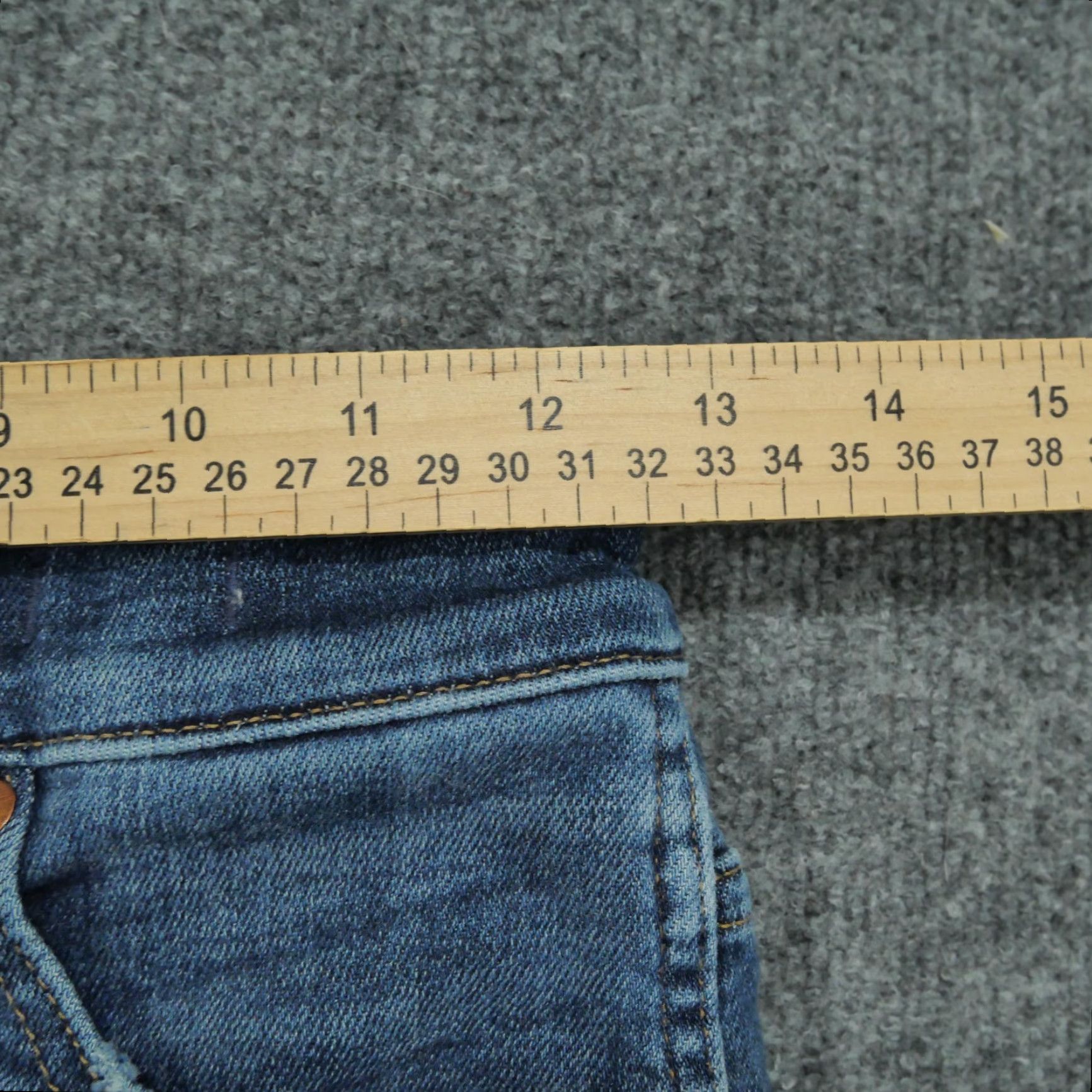 Madewell Madewell Jeans Womens Blue 25 High Rise Skinny Stretch Denim Pants 26x28 Jeans Size 42" / US 20 - 7 Thumbnail