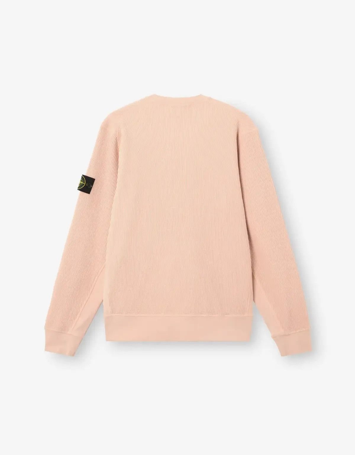 Stone Island Stone Island Pink Waffle Fleece Sweatshirt Size US XL / EU 56 / 4 - 2 Thumbnail