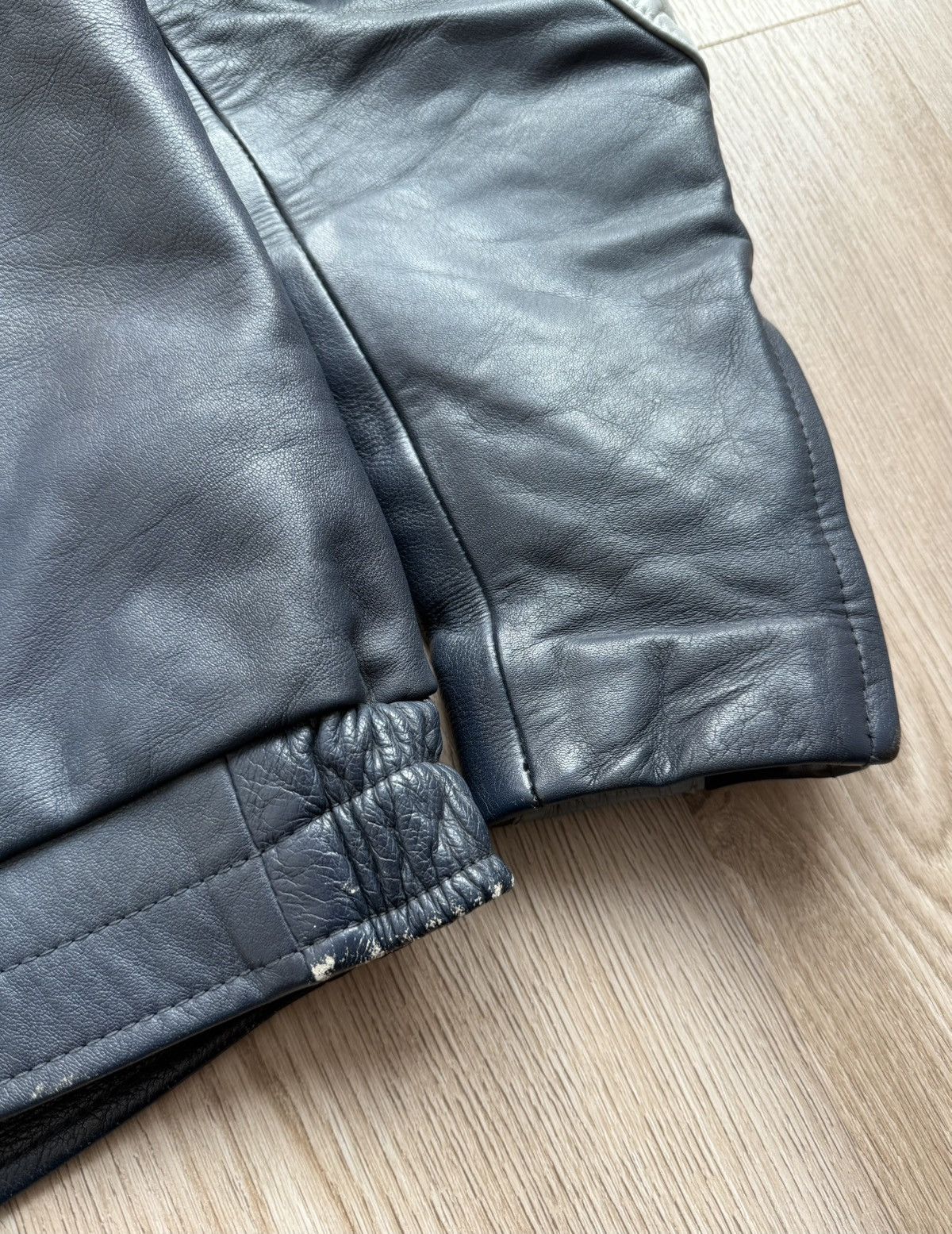 BMW Vintage 80's BMW Motorcycle Biker Leather Jacket Size US M / EU 48-50 / 2 - 19 Thumbnail