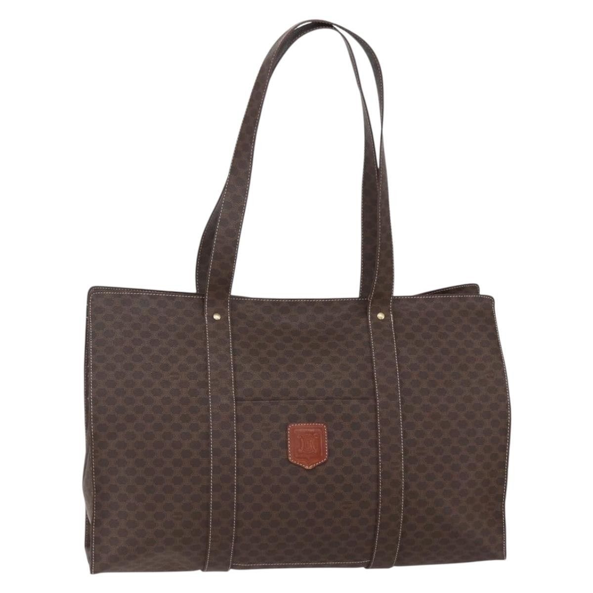 Celine Celine Vintage Macadam Tote bag Canvas and Leather Size ONE SIZE - 1 Thumbnail